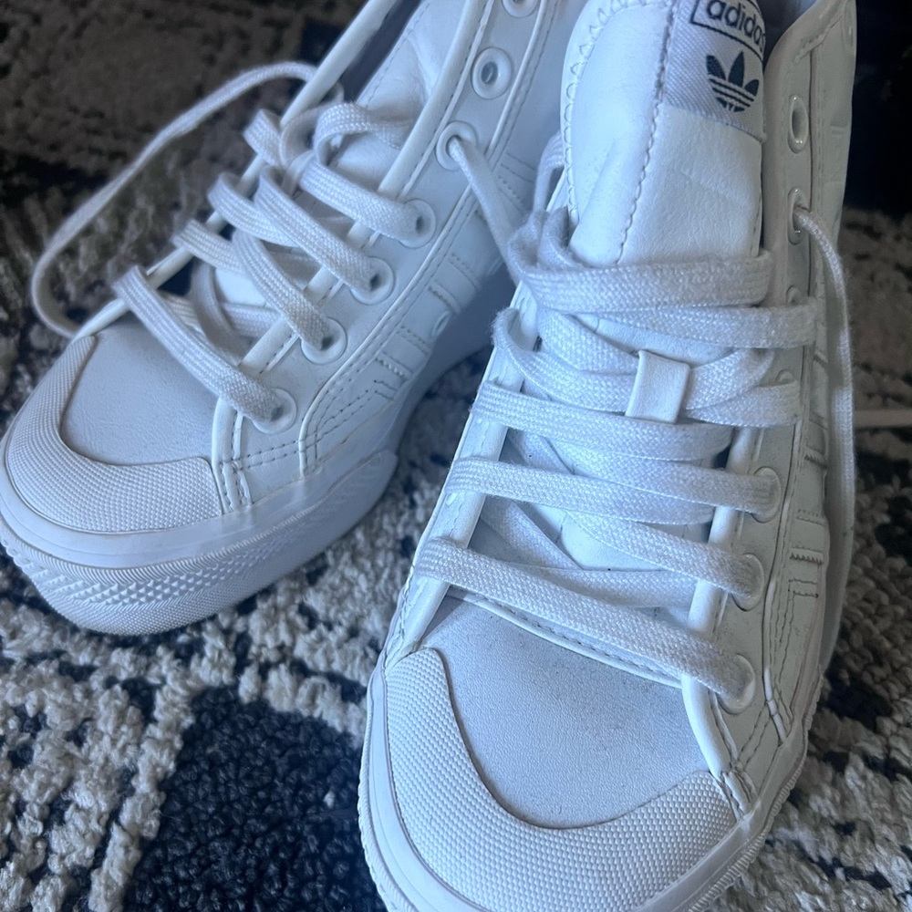 Adidas White Hi-top sneakers